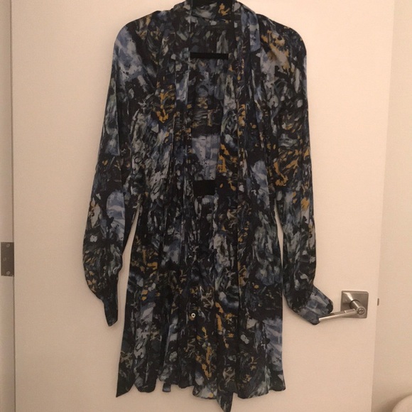 Rachel Zoe printed silk dress - Picture 1 of 2